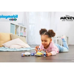 Playmobil Muñecos Articulados*Disney: Mickey Y Minnie Tren Nube 1.2.3