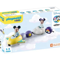 Playmobil Muñecos Articulados*Disney: Mickey Y Minnie Tren Nube 1.2.3