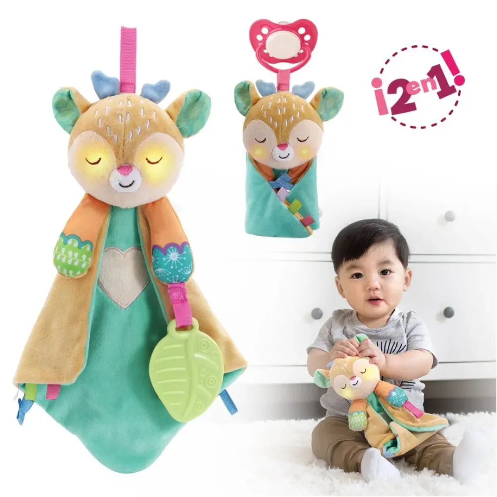 VTech Preescolar*Doudou Mantita Para Cuna Pradera La Cervatilla Baby