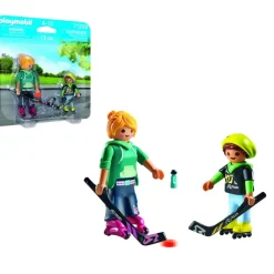 Playmobil Muñecos Articulados*Duo Pack Figuras Hockey Sobre Patines