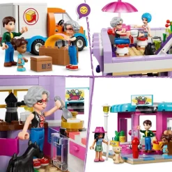 LEGO Puzzles Y Construcciones*Edificio De La Calle Principal, Casa De Munecas Modulable Con Fruteria, Peluqueria Y 7 Mini Figuras, Set Construccion De Heartlake City, Friends