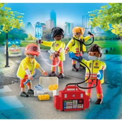 Playmobil Muñecos Articulados*Equipo De Rescate City Life