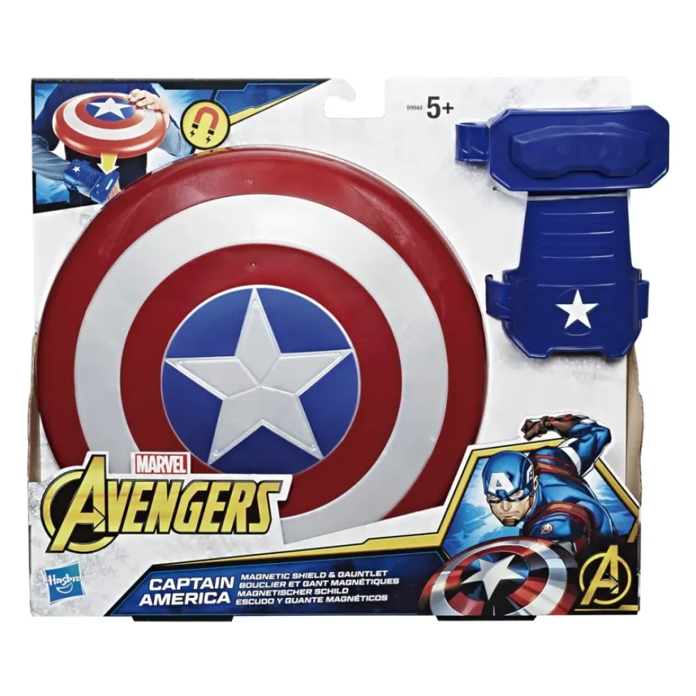 Hasbro Muñecos Articulados*Escudo Y Guante Capitan America Los Vengadores: La Guerra Del Infinito Marvel Disney