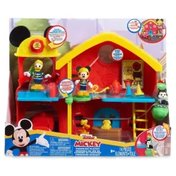 Famosa Preescolar*Estacion De Bomberos De Juguete Con Mickey Mouse, El Pato Donald, Figaro Y Pluto Disney