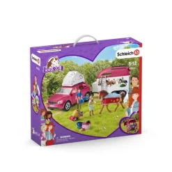Schleich Muñecos Articulados*Figura Aventura Coche Y Remolque Caballos