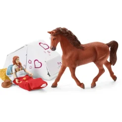Schleich Muñecos Articulados*Figura Aventura Coche Y Remolque Caballos