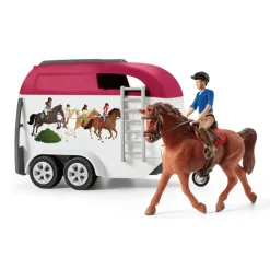 Schleich Muñecos Articulados*Figura Aventura Coche Y Remolque Caballos