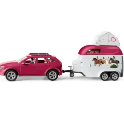 Schleich Muñecos Articulados*Figura Aventura Coche Y Remolque Caballos