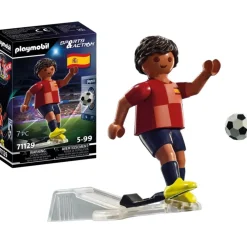 Playmobil Muñecos Articulados*Figura Jugador De Futbol Seleccion De Espana Sports & Action