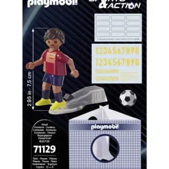 Playmobil Muñecos Articulados*Figura Jugador De Futbol Seleccion De Espana Sports & Action