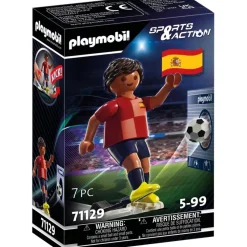 Playmobil Muñecos Articulados*Figura Jugador De Futbol Seleccion De Espana Sports & Action