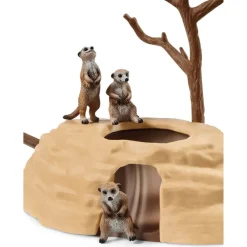 Schleich Muñecos Articulados*Figura Monticulo De Suricatas