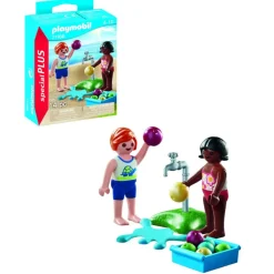 Playmobil Muñecos Articulados*Figura Ninos Con Globos De Agua Special Plus