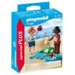 Playmobil Muñecos Articulados*Figura Ninos Con Globos De Agua Special Plus