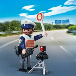 Playmobil Muñecos Articulados*Figura Policia De Trafico Playmo-Friends