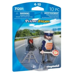 Playmobil Muñecos Articulados*Figura Policia De Trafico Playmo-Friends