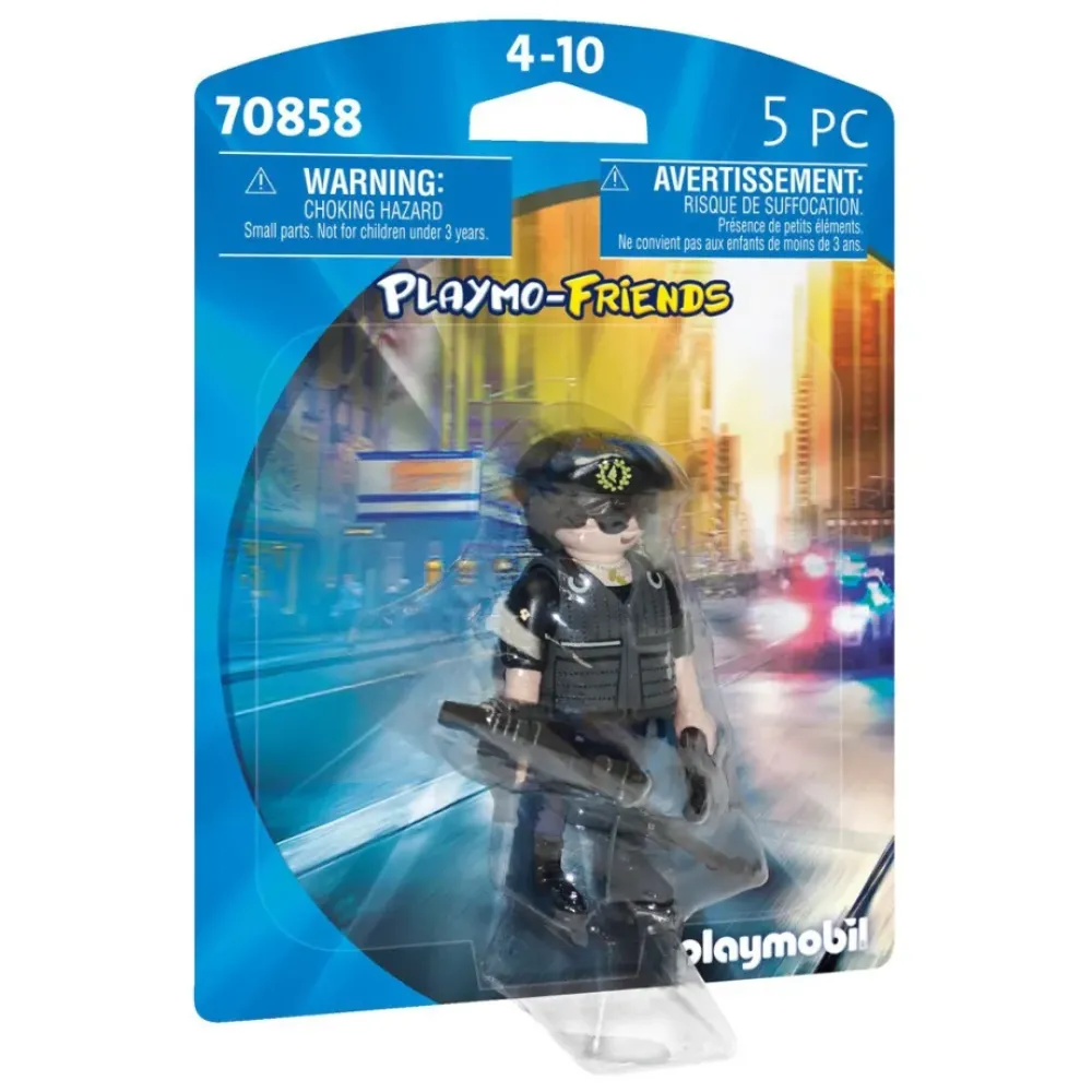 Playmobil Muñecos Articulados*Figura Policia Playmo-Friends