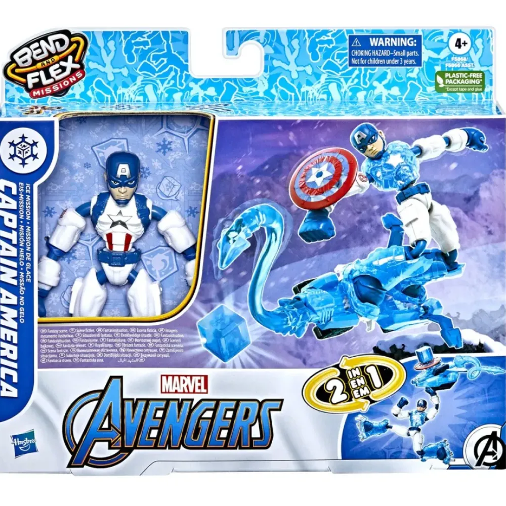 Hasbro Muñecos Articulados*Figuras Bend And Flex Packs Misiones 15Cm Marvel