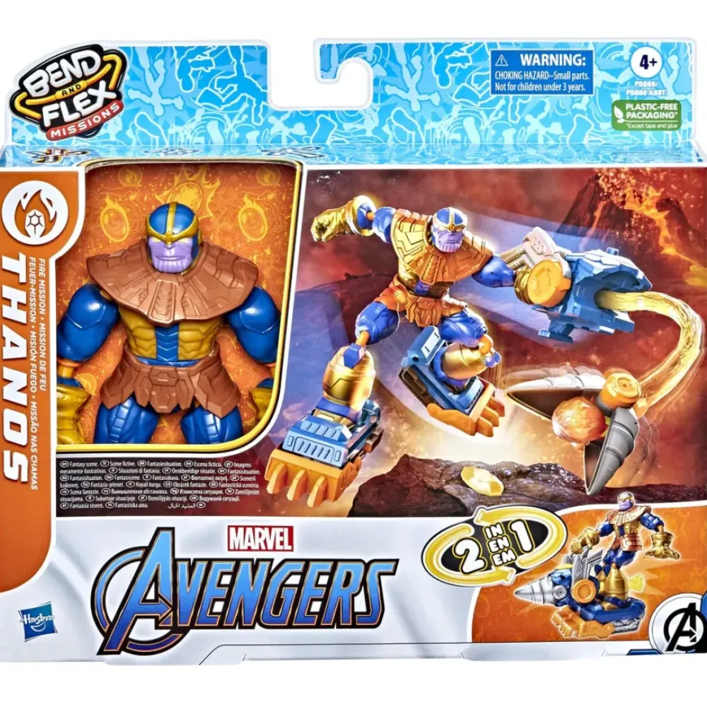 Hasbro Muñecos Articulados*Figuras Bend And Flex Packs Misiones 15Cm Marvel