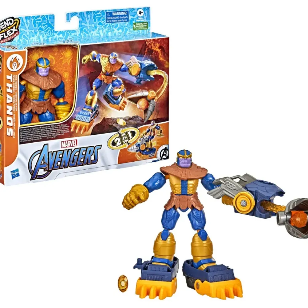 Hasbro Muñecos Articulados*Figuras Bend And Flex Packs Misiones 15Cm Marvel