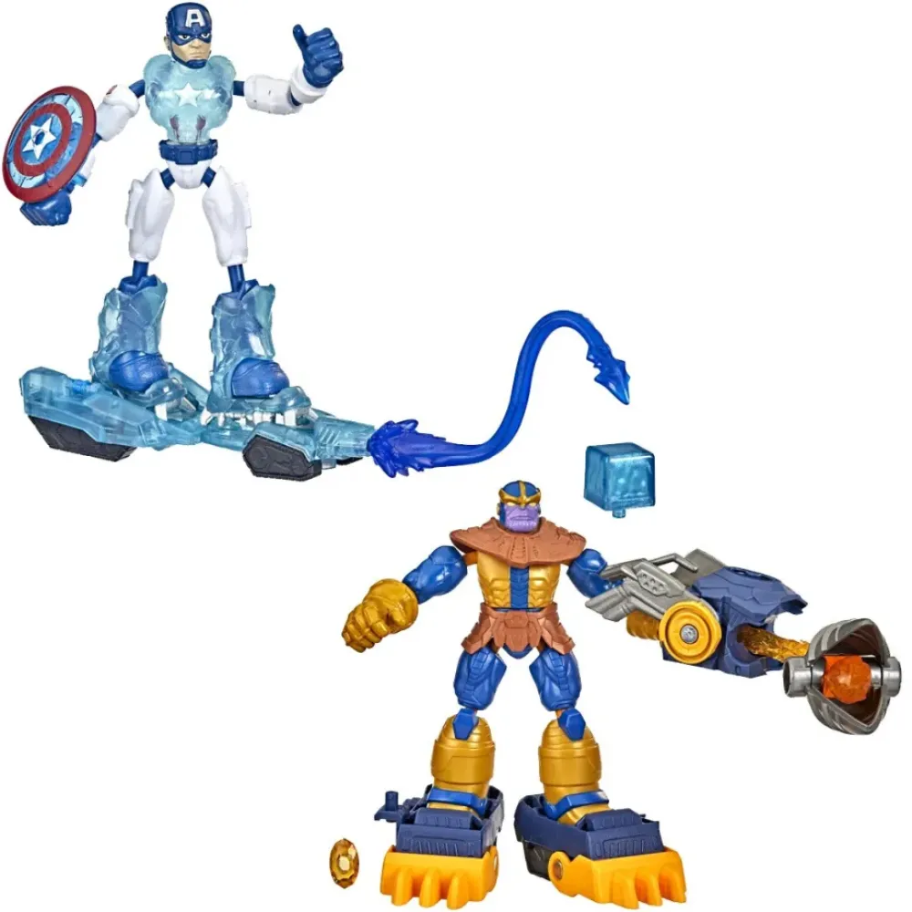 Hasbro Muñecos Articulados*Figuras Bend And Flex Packs Misiones 15Cm Marvel