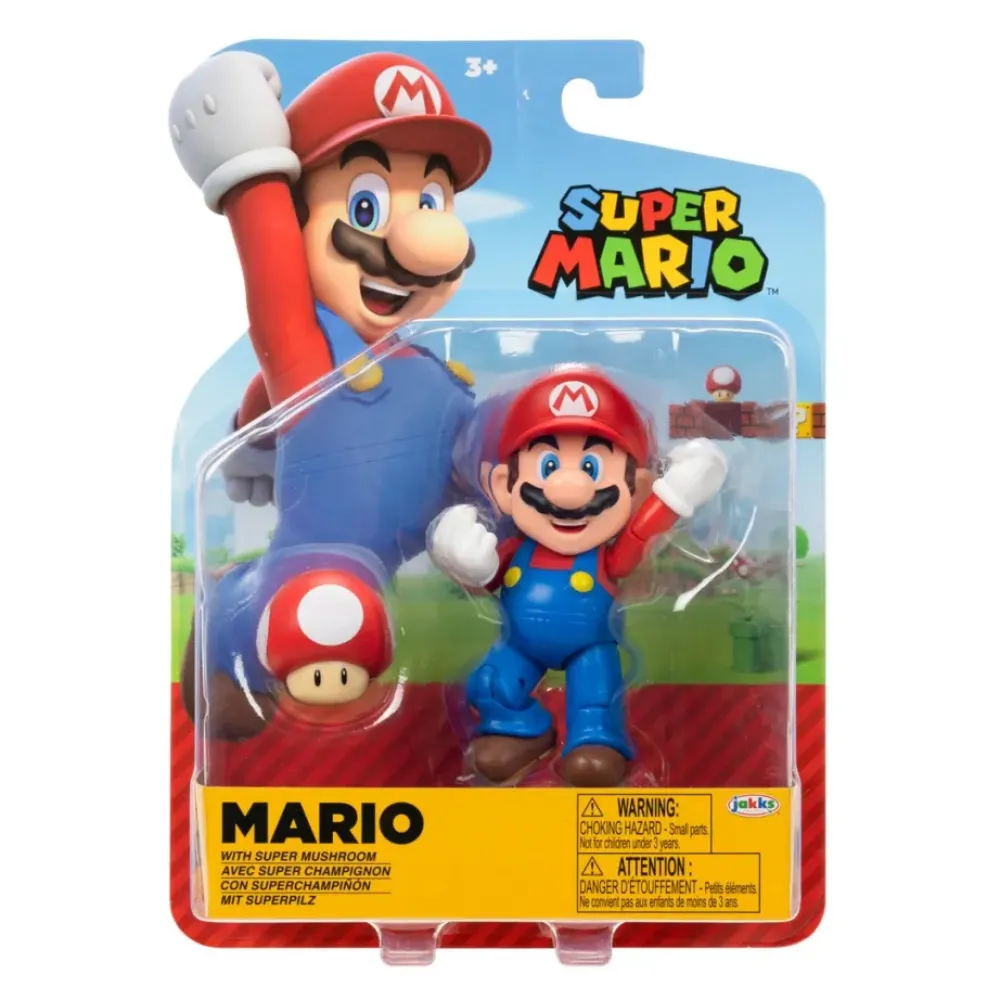 Nintendo Muñecos Articulados*Figuras De Accion Articuladas Surtidas 10 Cm Serie 33 Super Mario