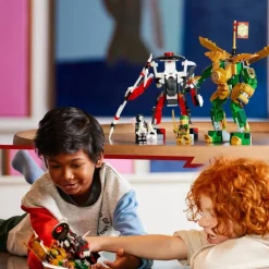 LEGO Puzzles Y Construcciones*Figuras De Accion Para Construir Meca De Combate Ninja Evo De Lloyd Ninjago