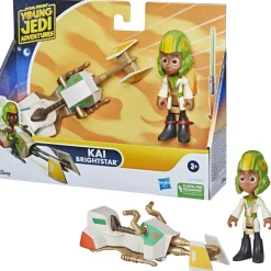 Hasbro Preescolar*Figuras De Accion Surtidas Con Moto Speeder Young Jedi Star Wars