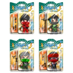 PINYPON ACTION Muñecos Articulados*Figuras Ninja
