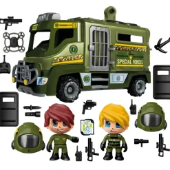 PINYPON ACTION Muñecos Articulados*Furgon De Fuerzas Especiales