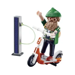 Playmobil Muñecos Articulados*Hipster Con E-Scooter Special Plus
