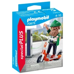 Playmobil Muñecos Articulados*Hipster Con E-Scooter Special Plus