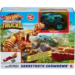 Hot Wheels Coches, Circuitos Y Radiocontrol* Monster Trucks Vehiculo Con Pista De Coches De Juguete