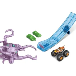 Hot Wheels Coches, Circuitos Y Radiocontrol* Monster Trucks Vehiculo Con Pista De Coches De Juguete