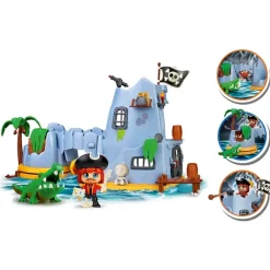 PINYPON ACTION Munecas Y Peluches*Isla Pirata Del Capitan Caiman