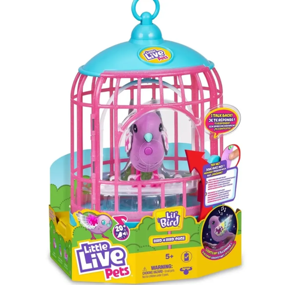 Little Live Pets Munecas Y Peluches*Jaula Pajaros Parlanchines