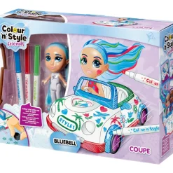 Goliath Games Juegos Educativos*Juego Creativo Colorea, Disena Y Personaliza Muneca Y Coche Colour 'N' Style Coupe