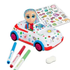 Goliath Games Juegos Educativos*Juego Creativo Colorea, Disena Y Personaliza Muneca Y Coche Colour 'N' Style Coupe