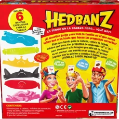 Spin Master Juegos Educativos*Juego De Adivinar ¿Que Tengo En La Cabeza? Hedbanz Family Games