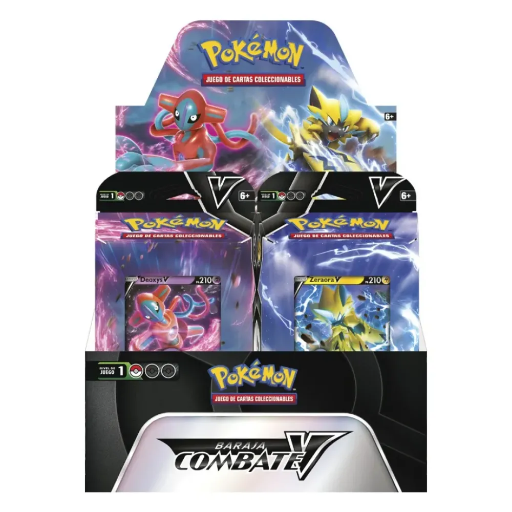 BANDAI Juegos De Mesa*Juego De Cartas Coleccionables Pokemon Lata V Battle Deck Pokemon Tcg Jcc