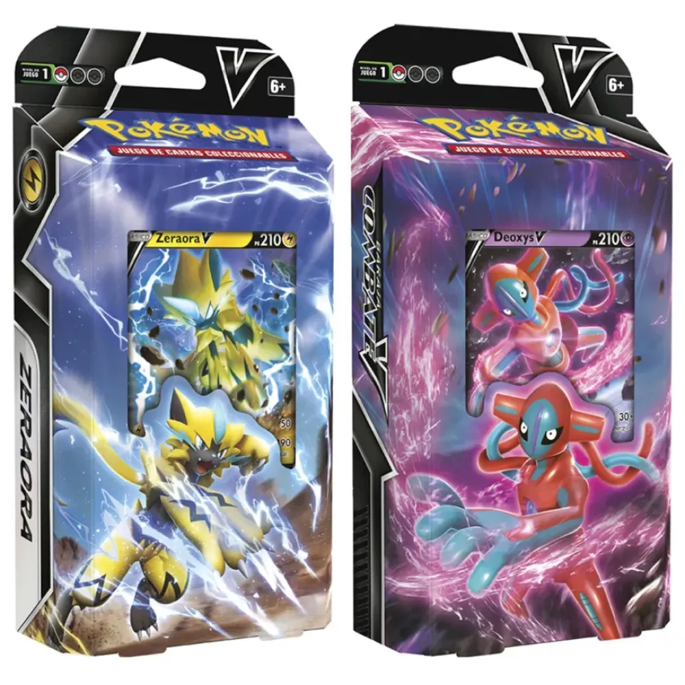 BANDAI Juegos De Mesa*Juego De Cartas Coleccionables Pokemon Lata V Battle Deck Pokemon Tcg Jcc