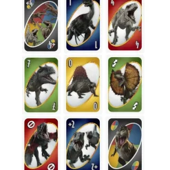 Uno Juegos De Mesa*Juego De Cartas Jurassic World 3 Mattel Games