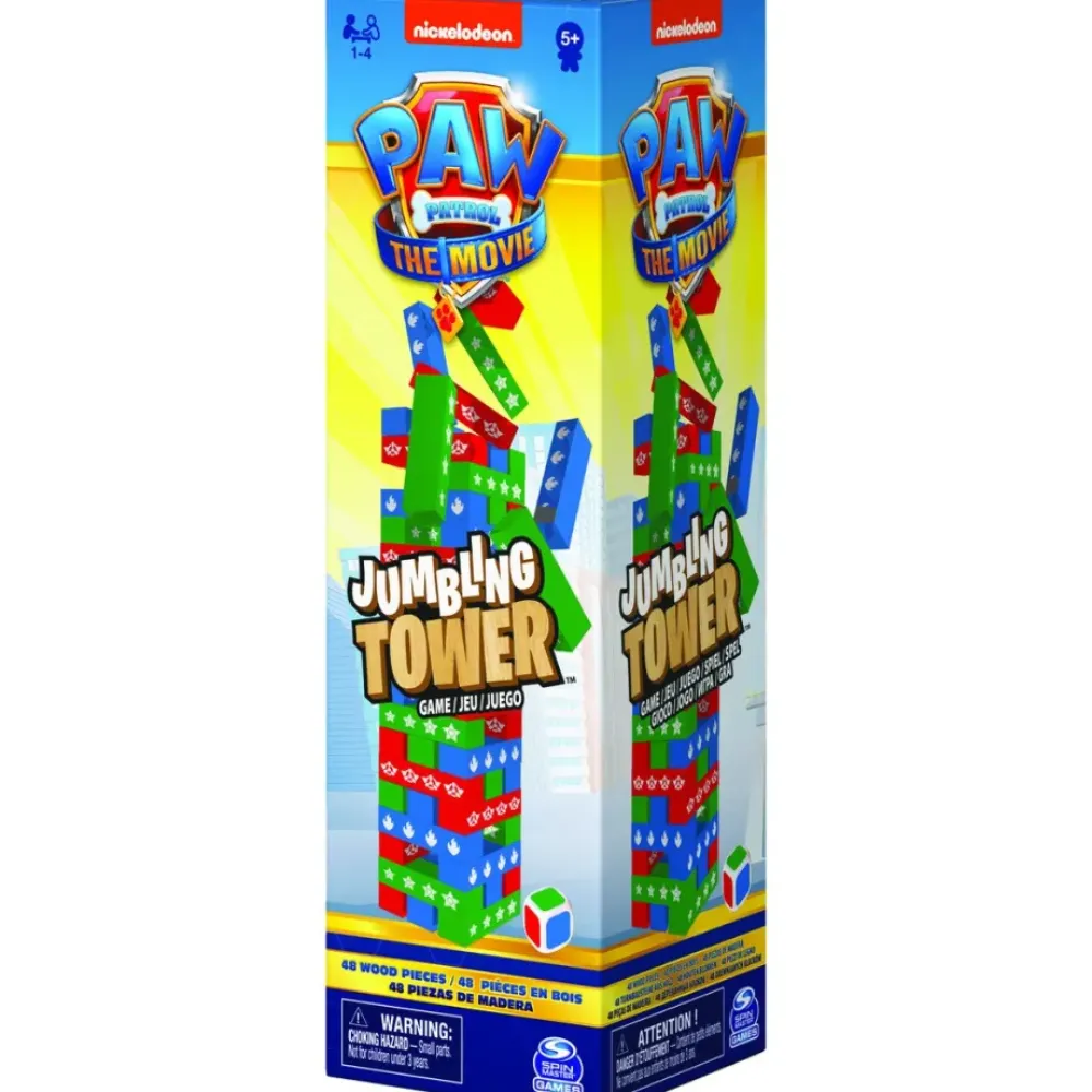 Spin Master Juegos De Mesa*Juego De Habilidad Apilable Jumbling Tower Paw Patrol Games