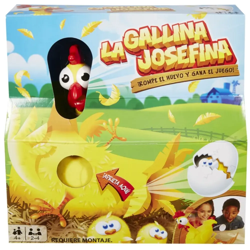 Mattel Games Juegos De Mesa*Juego De Mesa Infantil La Gallina Josefina