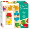 Goula Preescolar*Juego De Mesa Juguete De Madera Macro Domino