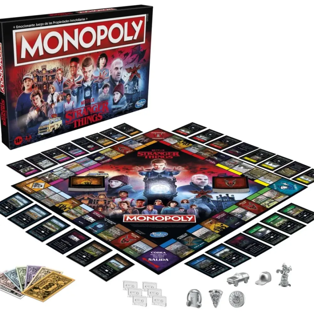 Monopoly Juegos De Mesa*Juego De Mesa Stranger Things Hasbro Gaming