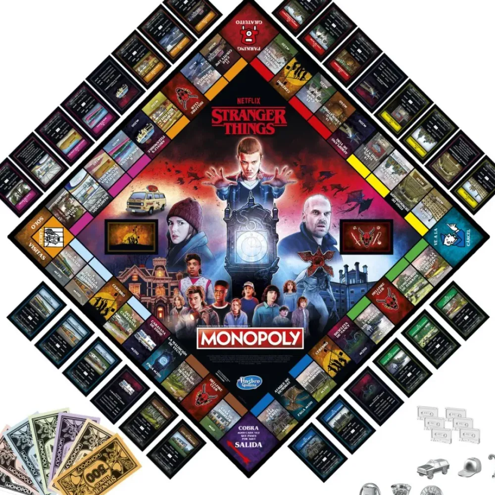 Monopoly Juegos De Mesa*Juego De Mesa Stranger Things Hasbro Gaming