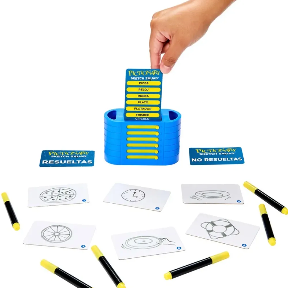 Mattel Juegos De Mesa*Juego De Mesa Pictionary Sketch Squad
