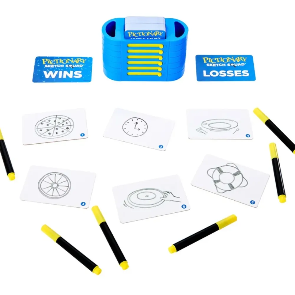 Mattel Juegos De Mesa*Juego De Mesa Pictionary Sketch Squad