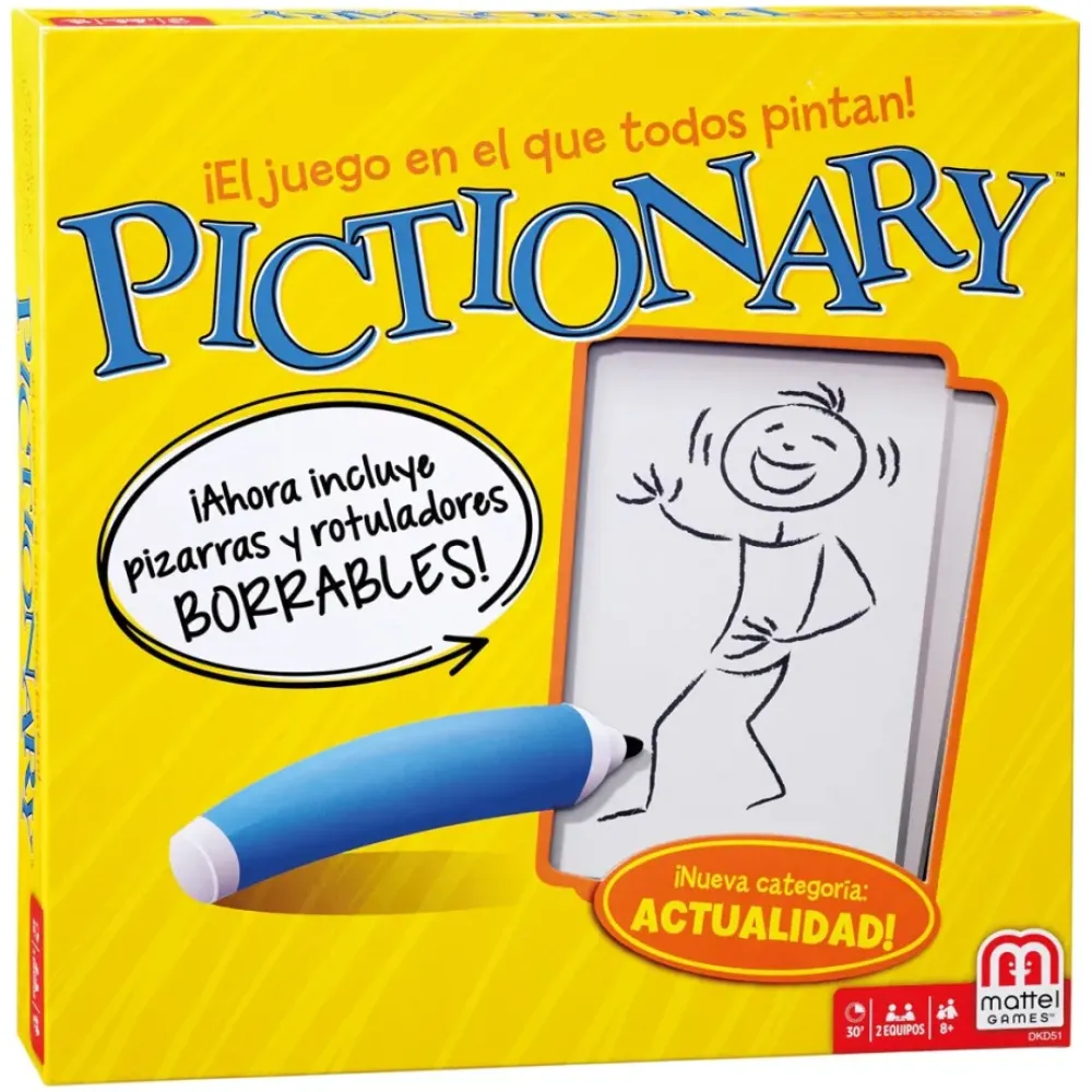PICTIONARY Juegos De Mesa*Juego De Mesa Mattel Games